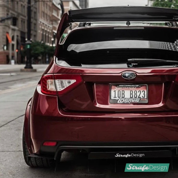 (2008-2014) Subaru WRX & STI Hatchback V3 Rear Diffuser